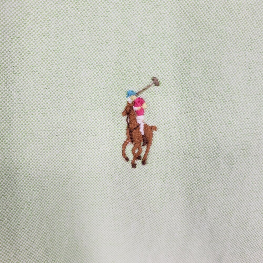 Ralph Lauren Light Green Casual Button Down Shirt - Picture 4 of 7